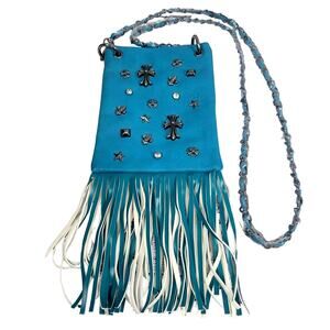 NWOT SS Fashions Turquoise Crossbody Purse‎